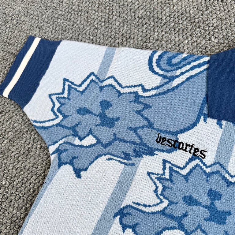 Vescartes England Knitted Jersey Blue - 13