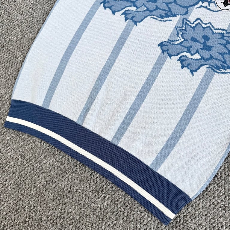 Vescartes England Knitted Jersey Blue - 15