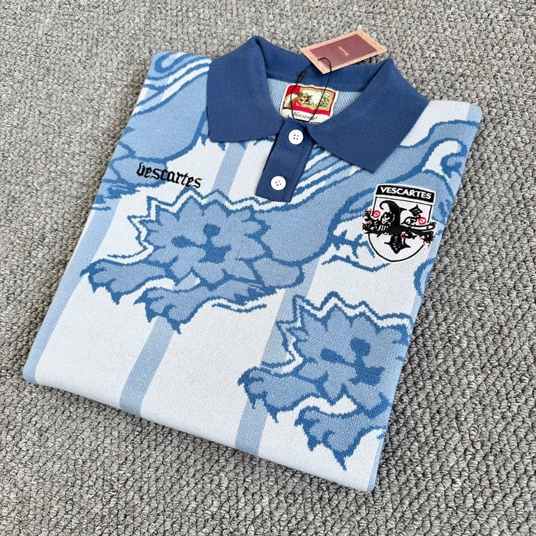 Vescartes England Knitted Jersey Blue - 7