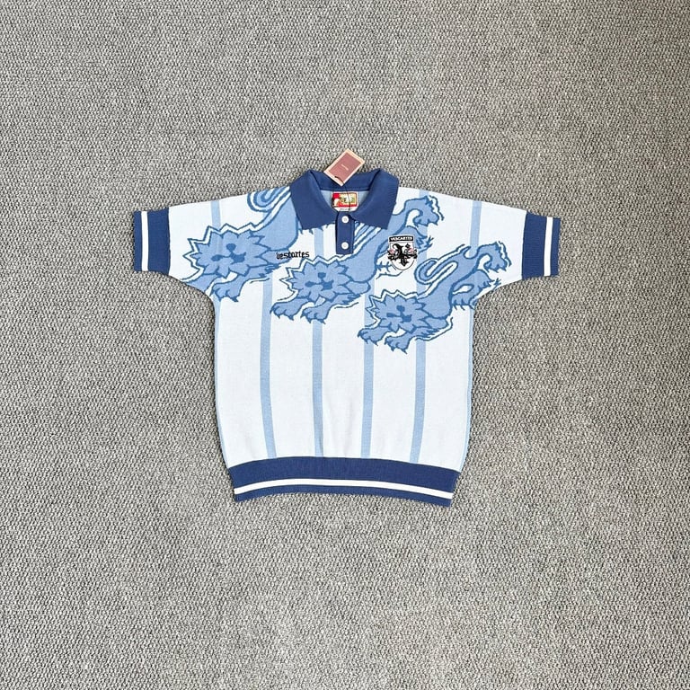 Vescartes England Knitted Jersey Blue - 8