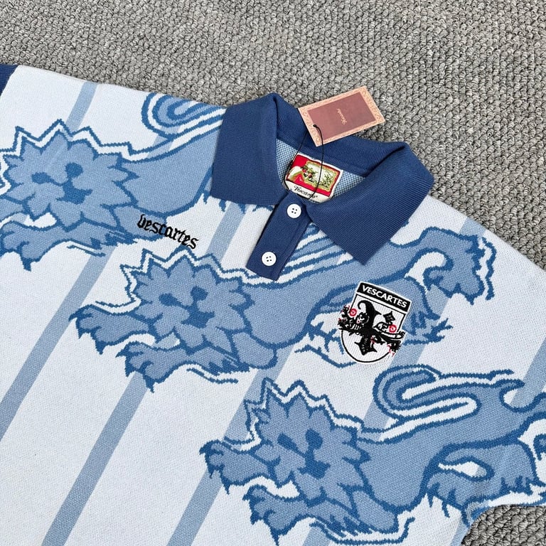 Vescartes England Knitted Jersey Blue - 9