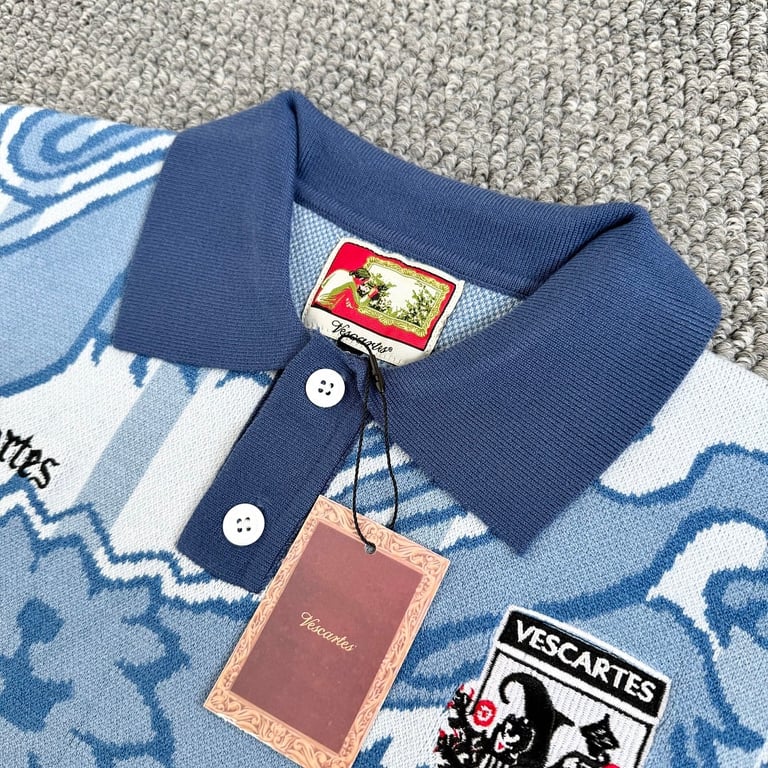 Vescartes England Knitted Jersey Blue - 10