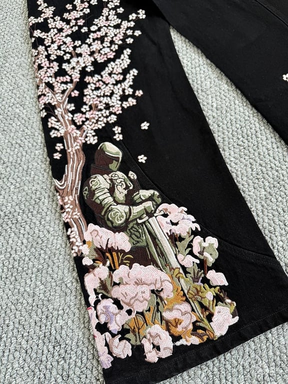 Vescartes Blossom Denim Black - 25