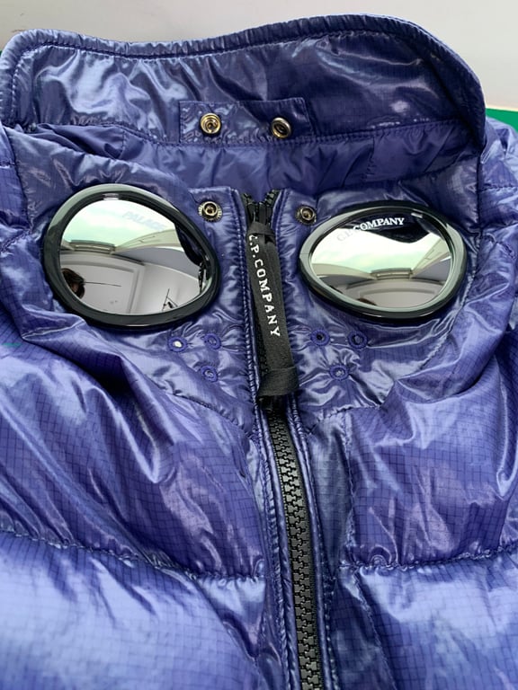 C.P. Company x Palace Goggle Puffer Jacket Purple - 17