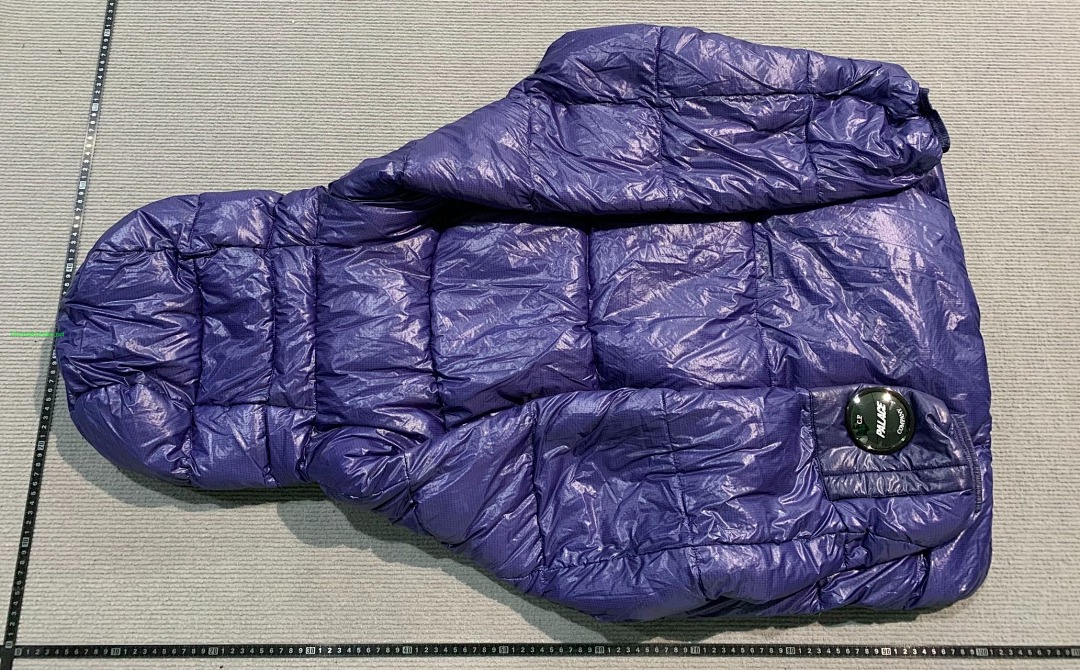 C.P. Company x Palace Goggle Puffer Jacket Purple - 3