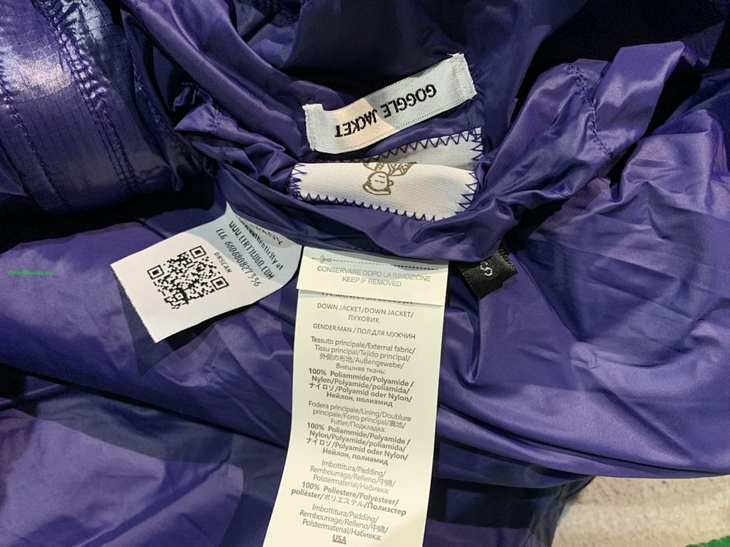 C.P. Company x Palace Goggle Puffer Jacket Purple - 6