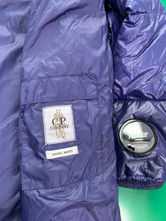 C.P. Company x Palace Goggle Puffer Jacket Purple - 8