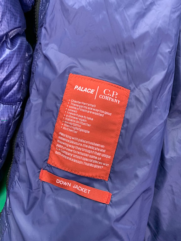 C.P. Company x Palace Goggle Puffer Jacket Purple - 10