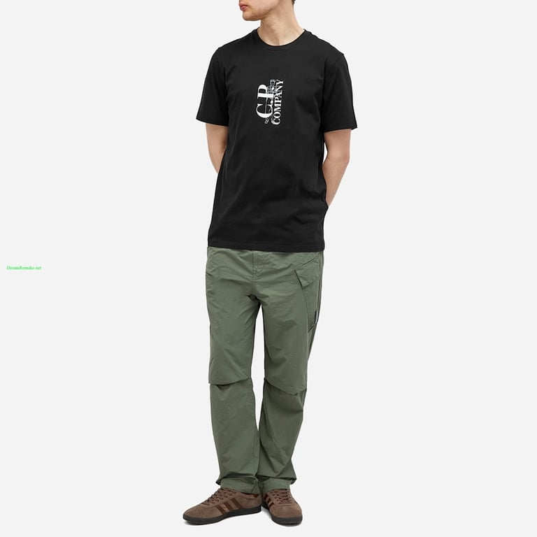 C.P. Company Sailor Logo Tee Black - 8