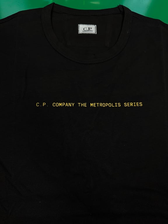 C.P. Company Metropolis Series Mercerized Graphic Badge Tee - 6
