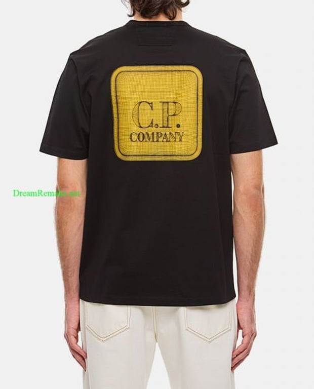C.P. Company Metropolis Series Mercerized Graphic Badge Tee - 9