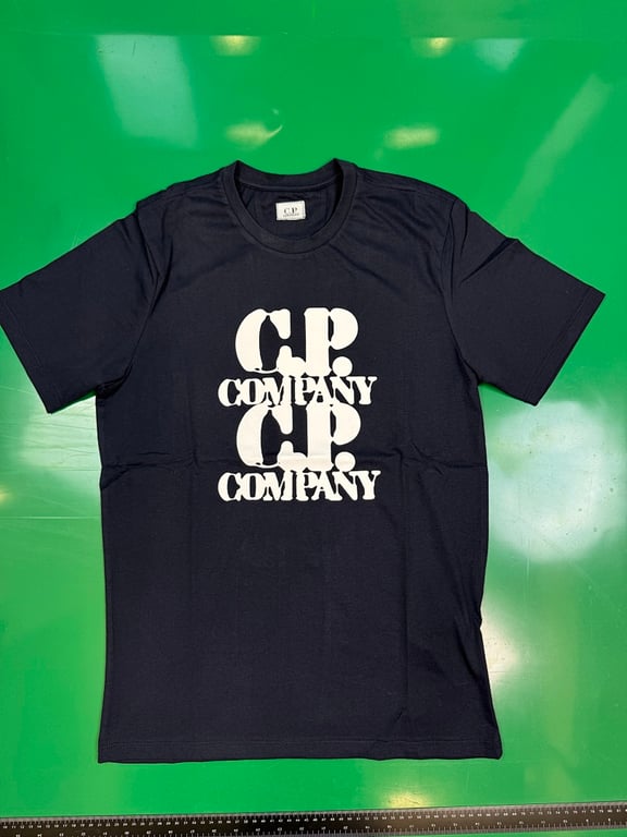 C.P. Company Mirror Logo T-Shirt Navy - 3