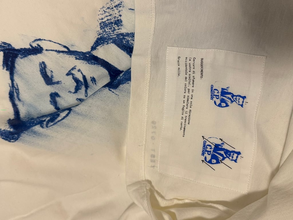 C.P. Company Pencil Effect Graphic T-Shirt - 23