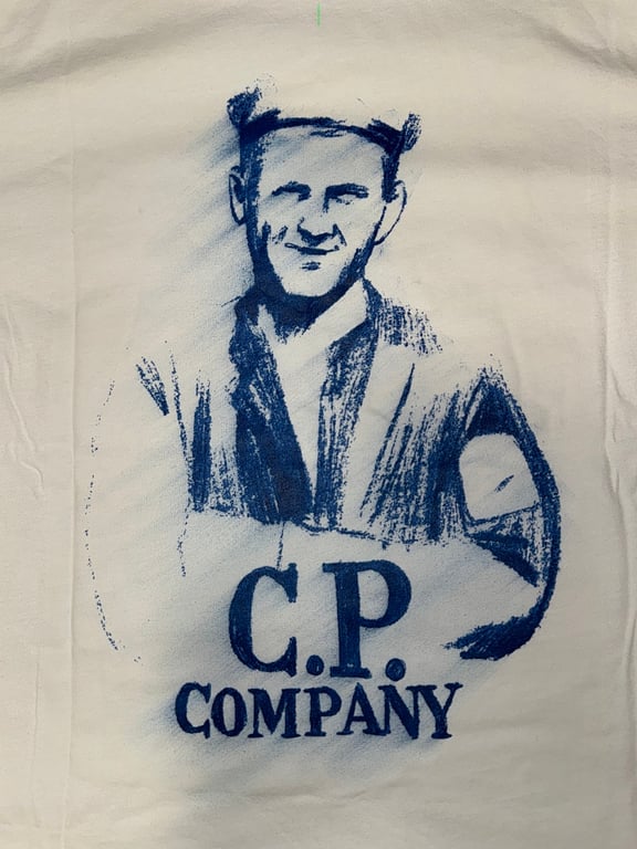 C.P. Company Pencil Effect Graphic T-Shirt - 28