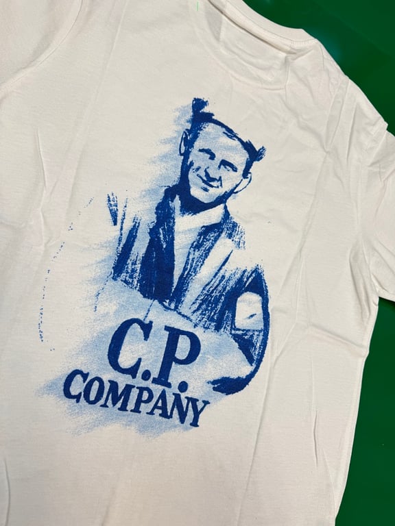 C.P. Company Pencil Effect Graphic T-Shirt - 7