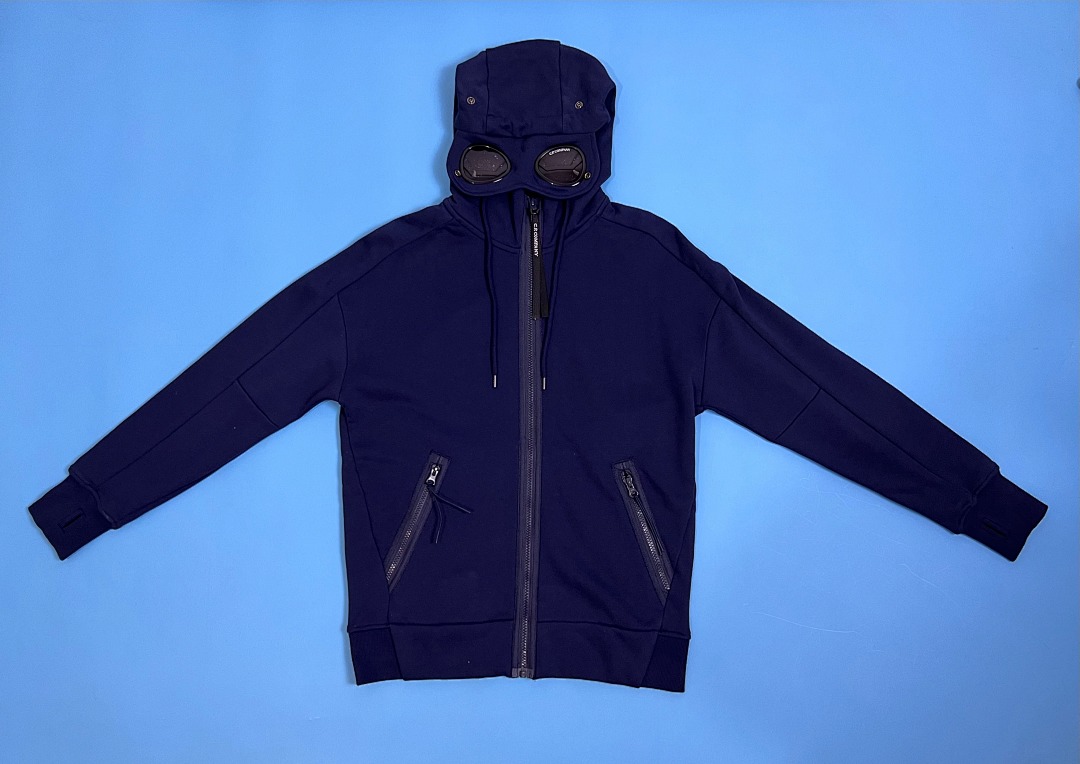 C.P. Company Venus Diagonal Goggle Zip Hoodie - 7