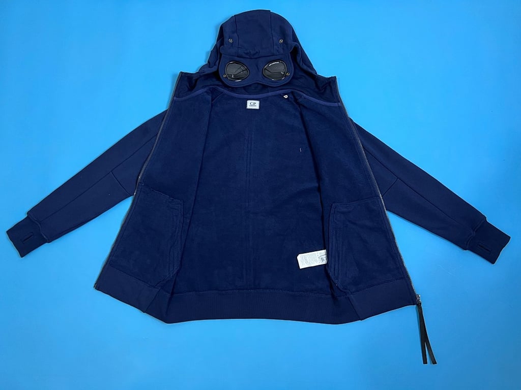 C.P. Company Venus Diagonal Goggle Zip Hoodie - 8