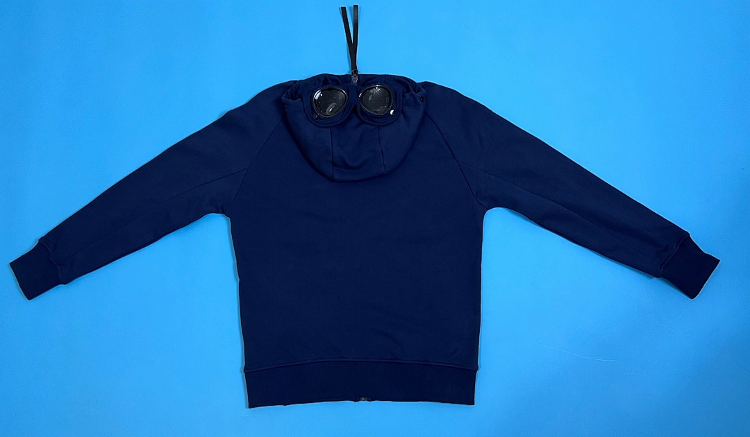 C.P. Company Venus Diagonal Goggle Zip Hoodie - 9