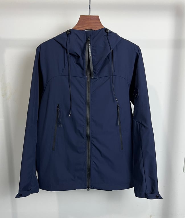 C.P. Company Pro-Tek Logo Plaque Hooded Jacket - 12