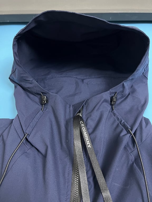 C.P. Company Pro-Tek Logo Plaque Hooded Jacket - 14