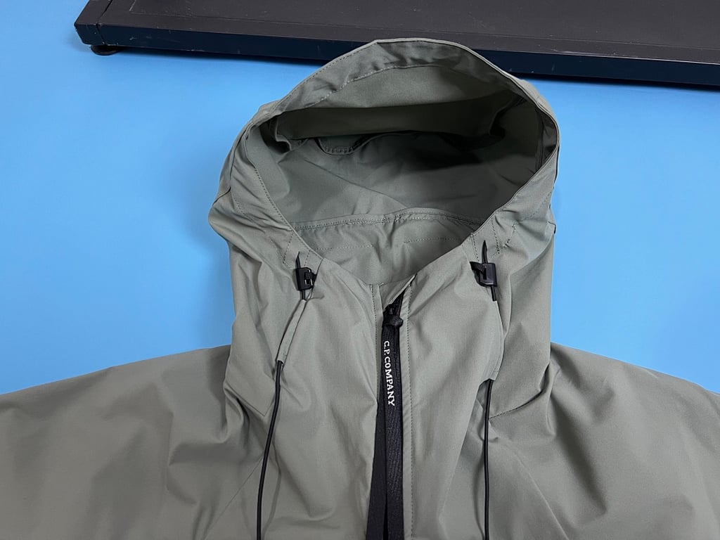 C.P. Company Pro-Tek Logo Plaque Hooded Jacket - 28