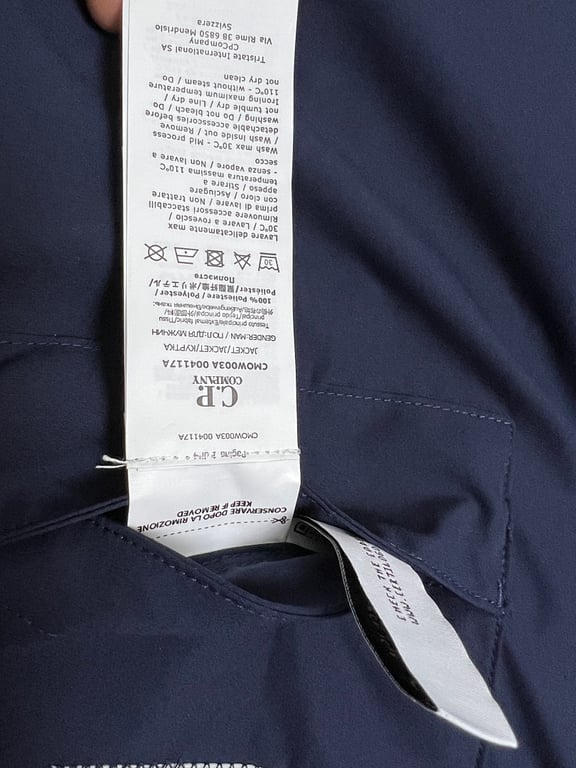 C.P. Company Pro-Tek Logo Plaque Hooded Jacket - 45