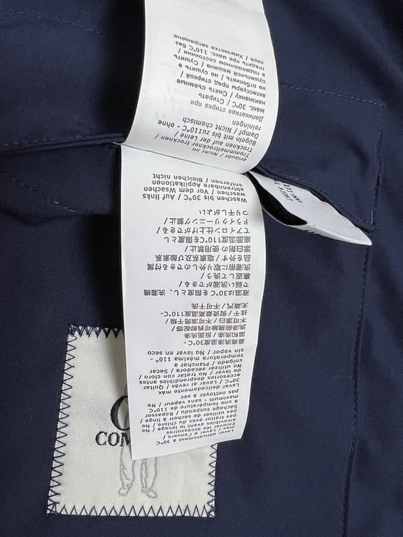 C.P. Company Pro-Tek Logo Plaque Hooded Jacket - 47