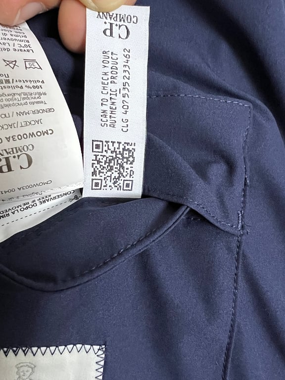 C.P. Company Pro-Tek Logo Plaque Hooded Jacket - 48