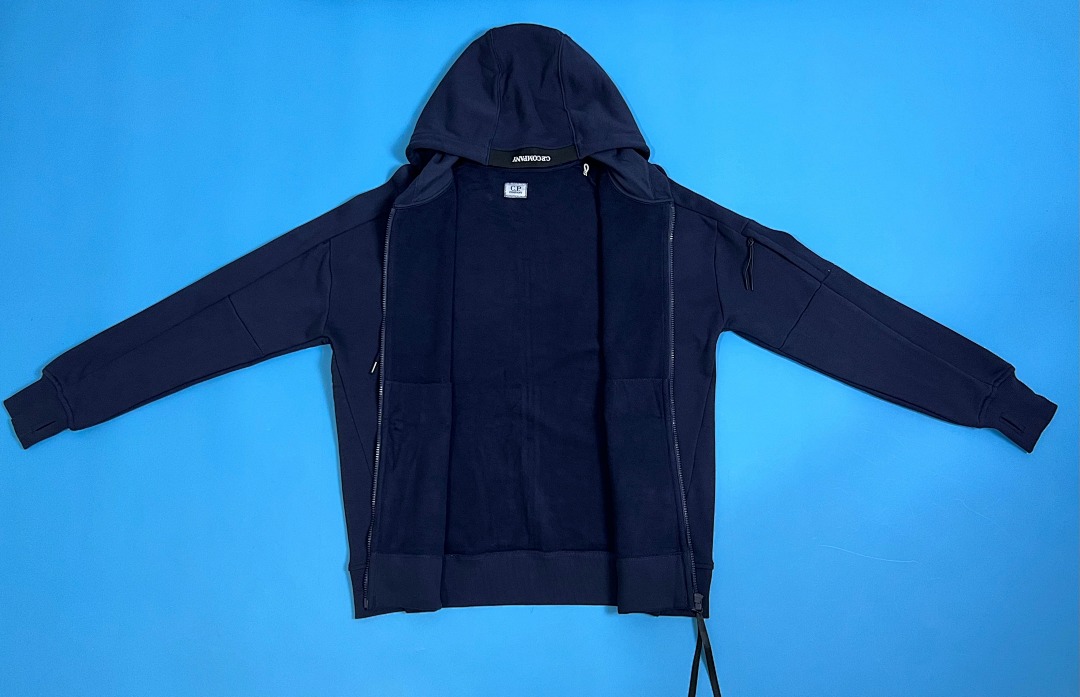 C.P. Company Mars Diagonal Zipper Hoodie - 17