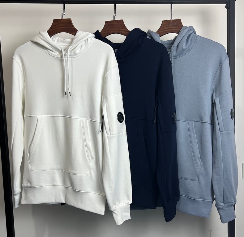 C.P. Company Diagonal Raised Fleece Hoodie - 3