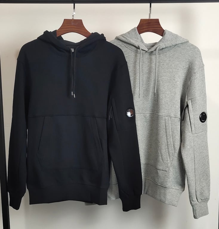 C.P. Company Diagonal Raised Fleece Hoodie - 5