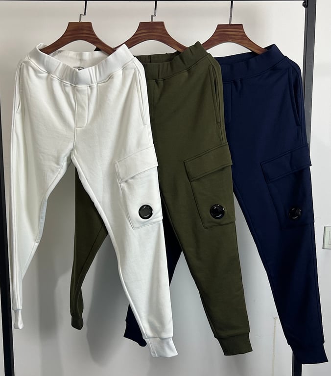 C.P. Company Diagonal Raised Fleece Sweatpants - 3
