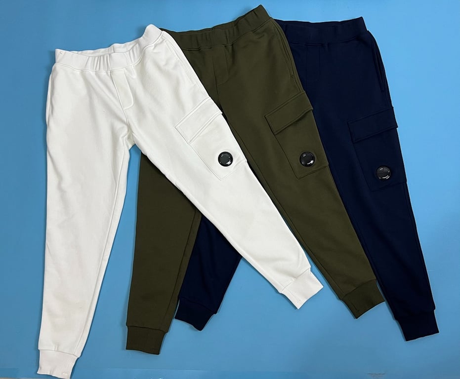 C.P. Company Diagonal Raised Fleece Sweatpants - 5