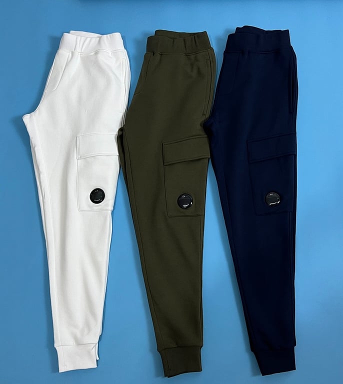 C.P. Company Diagonal Raised Fleece Sweatpants - 6