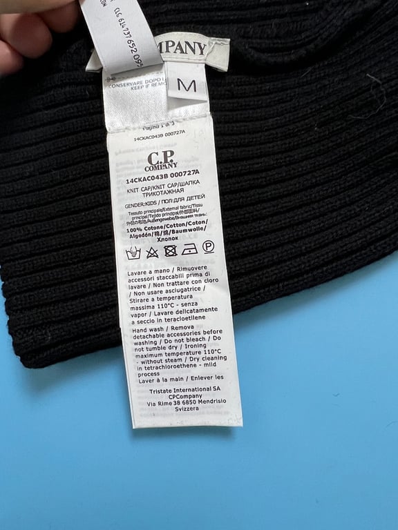 C.P. Company Cotton Goggle Beanie - 13