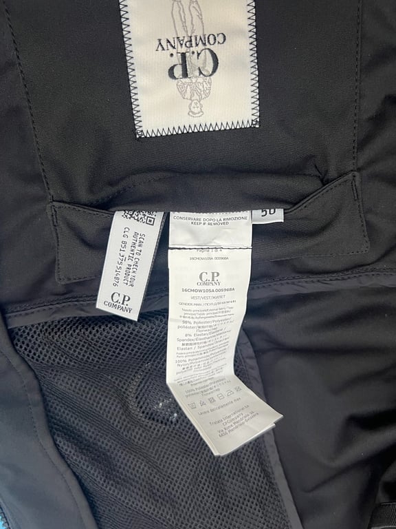 C.P. Company Shell-R Utility Vest Black - 20