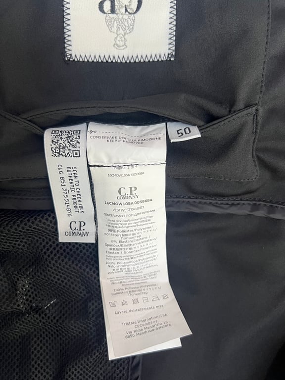 C.P. Company Shell-R Utility Vest Black - 23