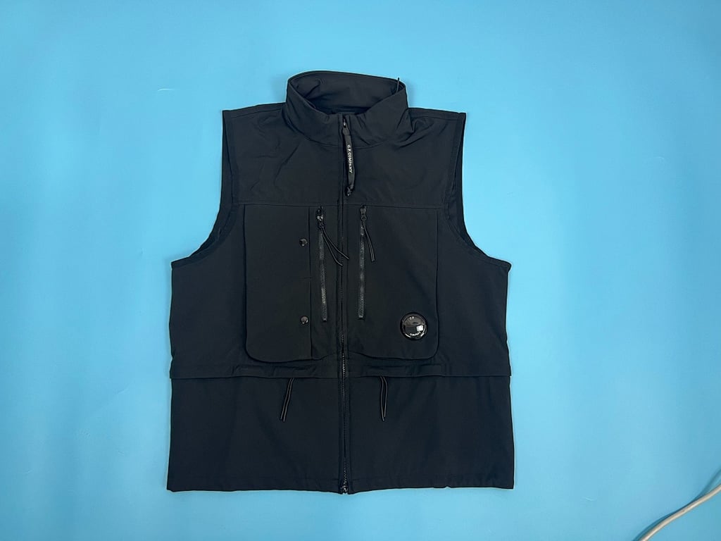 C.P. Company Shell-R Utility Vest Black - 6