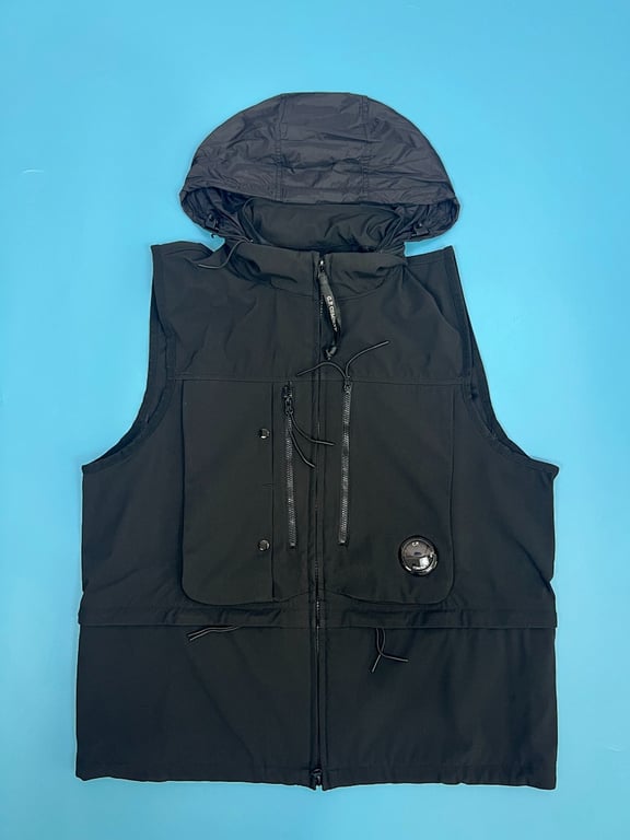 C.P. Company Shell-R Utility Vest Black - 8