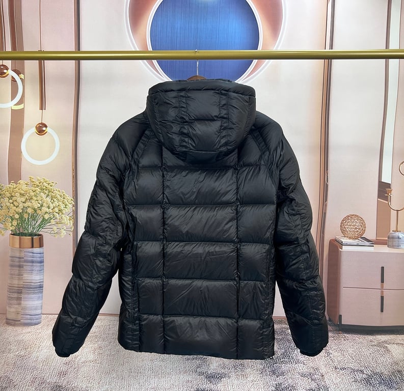 C.P. Company Quilted Ripstop Hooded Down Jacket Black - 11
