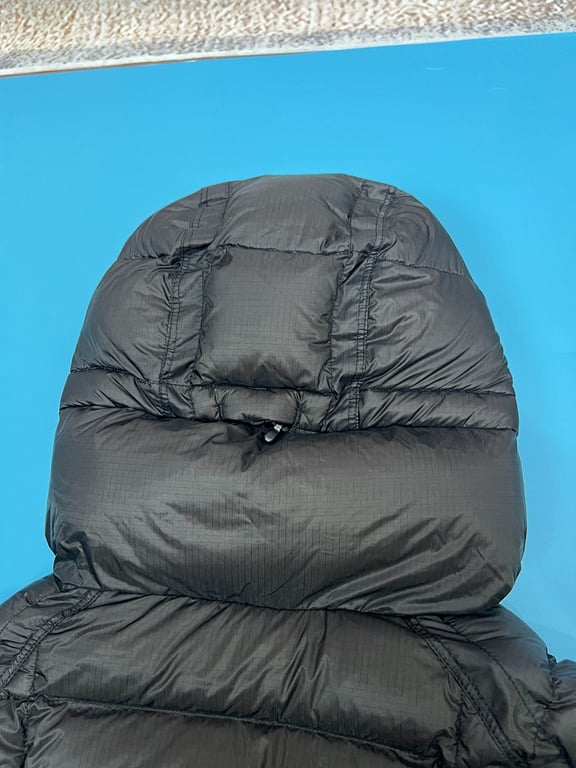 C.P. Company Quilted Ripstop Hooded Down Jacket Black - 25