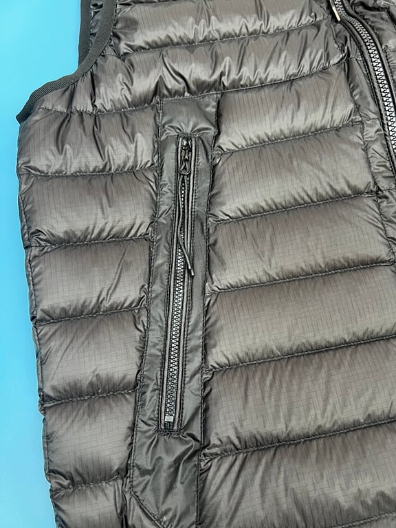 C.P. Company Quilted Goggle Hooded Down Gilet Black - 18
