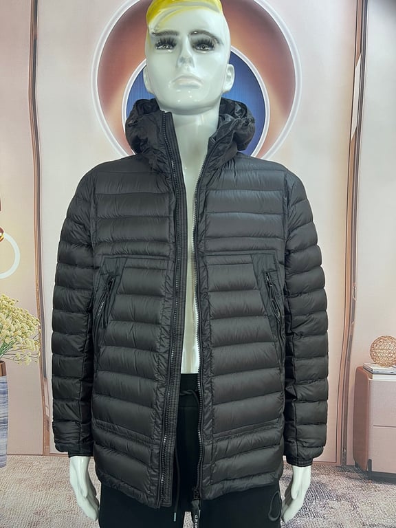 C.P. Company Goggle Hood Puffer Jacket Black - 9