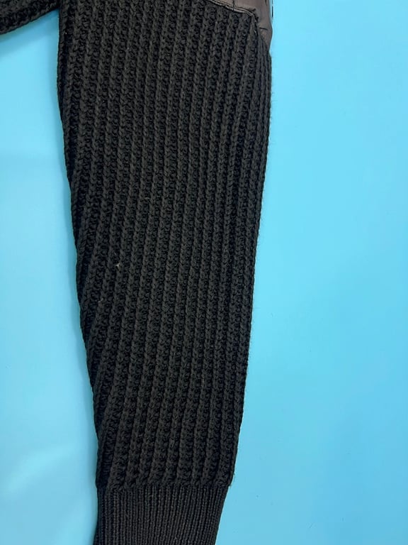 C.P. Company Mixed Hooded Wool Cardigan Black - 30