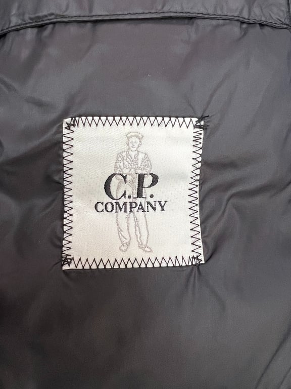 C.P. Company Mixed Hooded Wool Cardigan Black - 33