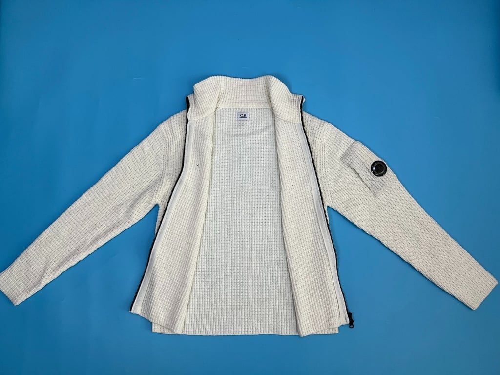 C.P. Company Full Zip Ribbed Sweater - 15