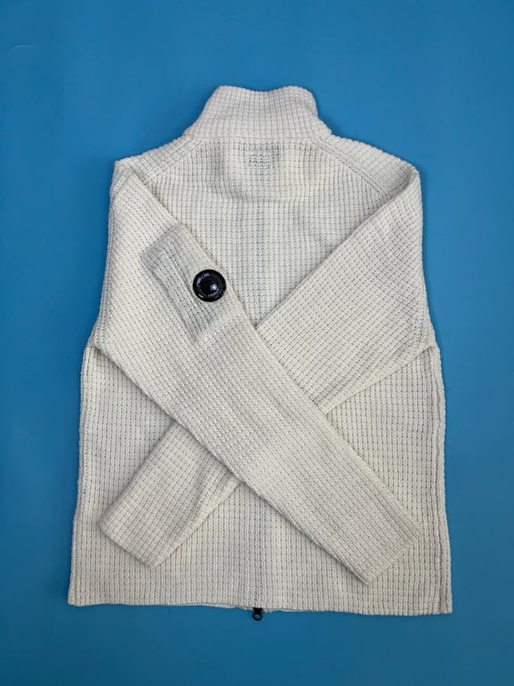 C.P. Company Full Zip Ribbed Sweater - 17