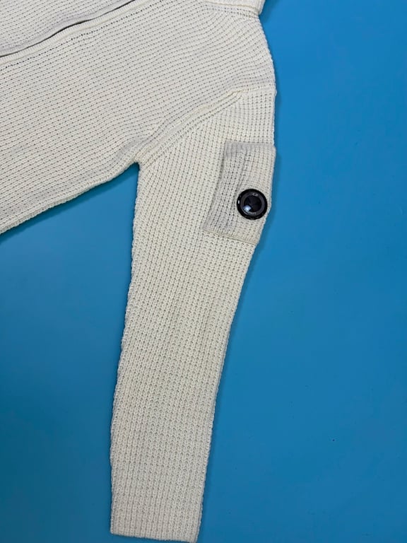 C.P. Company Full Zip Ribbed Sweater - 19