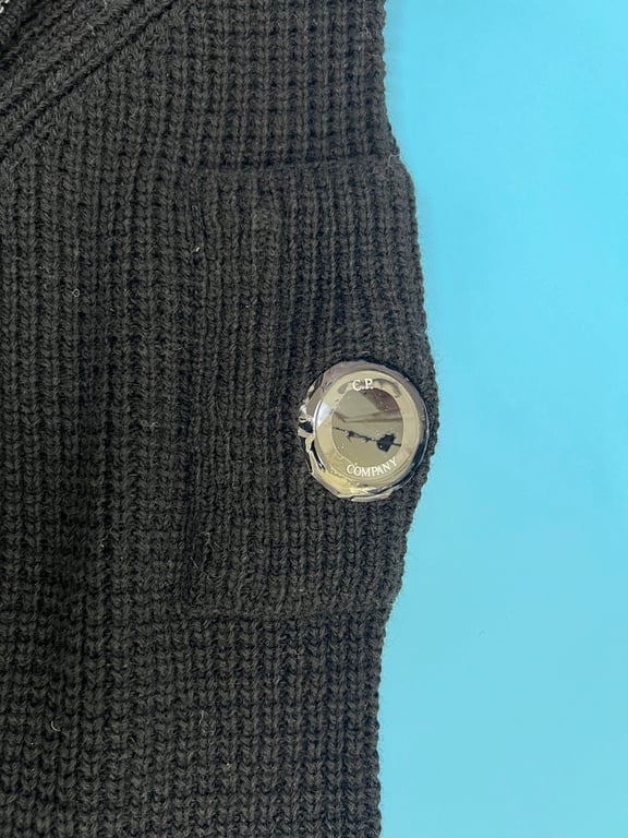 C.P. Company Full Zip Ribbed Sweater - 21