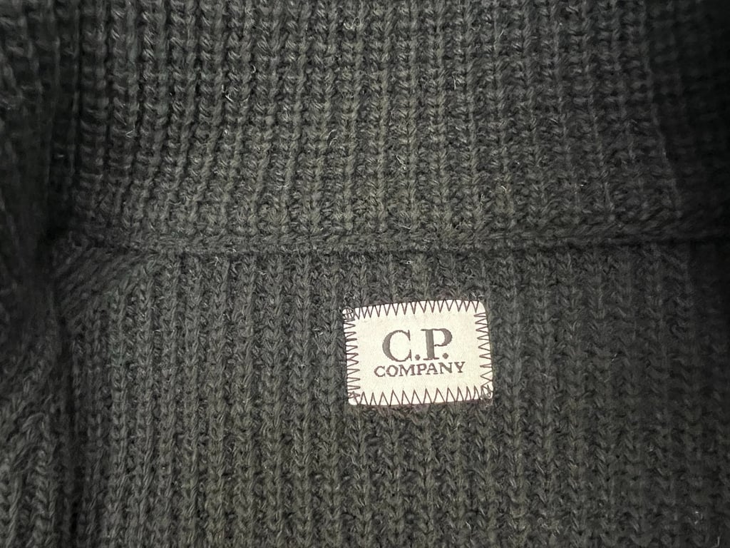 C.P. Company Full Zip Ribbed Sweater - 24
